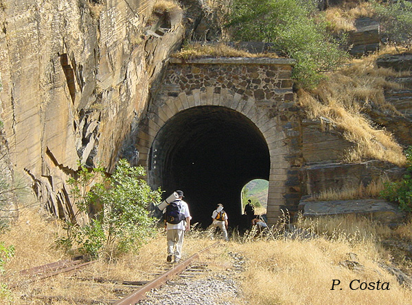 No percurso português, os túneis são uma raridade.